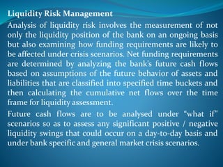 Liquidity Risk Basic Bank risk management | PPTX