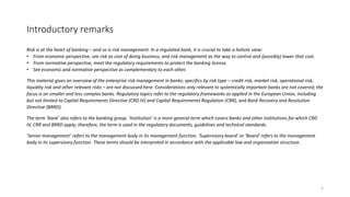 Risk Management in Banks - Overview (May 2024) | PDF