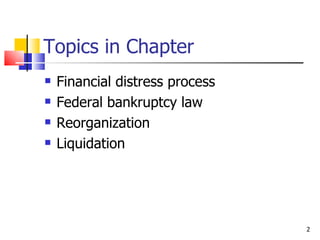 Bankruptcy and reorganization | PPT
