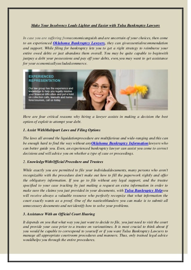 bankruptcy help attorney