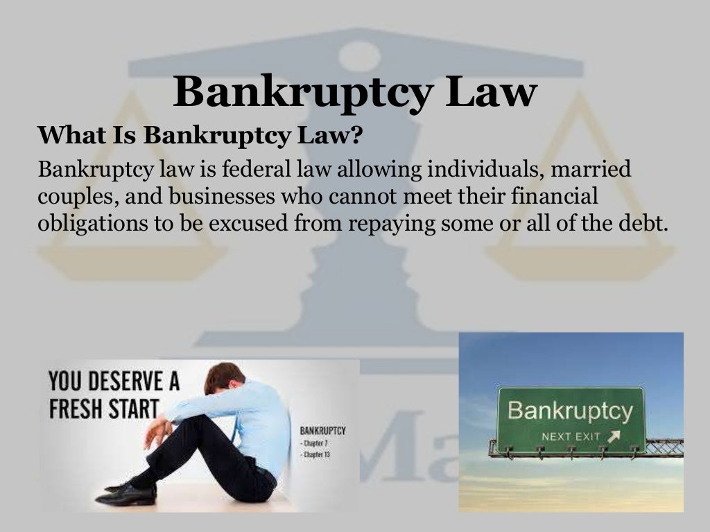 Bankruptcy law