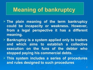 Bankruptcy Information