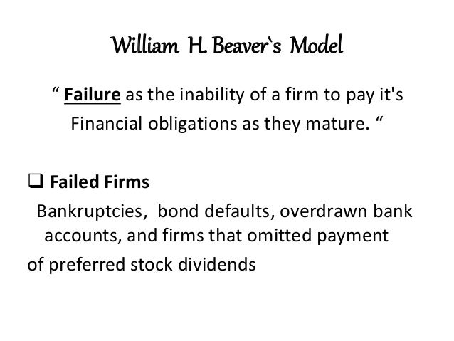 Bankruptcy Prediction Models 2
