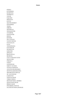 Banks Enabled For Customer Payment Through Rtgs