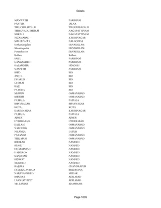 Banks Enabled For Customer Payment Through Rtgs