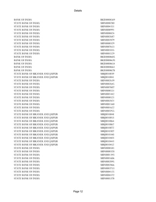 Banks Enabled For Customer Payment Through Rtgs