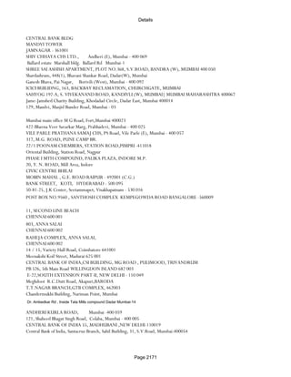 Banks Enabled For Customer Payment Through Rtgs