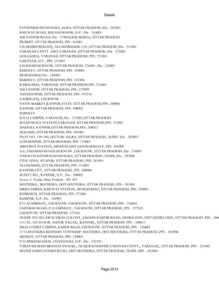 Banks Enabled For Customer Payment Through Rtgs