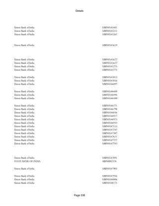 Banks Enabled For Customer Payment Through Rtgs