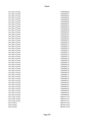 Banks Enabled For Customer Payment Through Rtgs