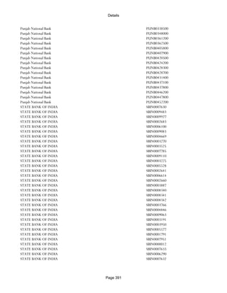 Banks Enabled For Customer Payment Through Rtgs