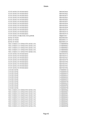 Banks Enabled For Customer Payment Through Rtgs