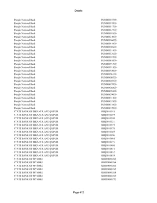Banks Enabled For Customer Payment Through Rtgs