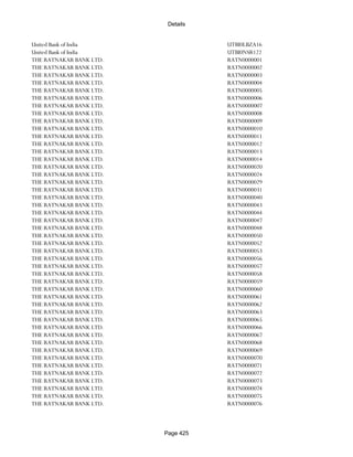 Banks Enabled For Customer Payment Through Rtgs