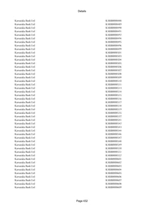 Banks Enabled For Customer Payment Through Rtgs