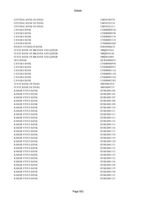 Banks Enabled For Customer Payment Through Rtgs
