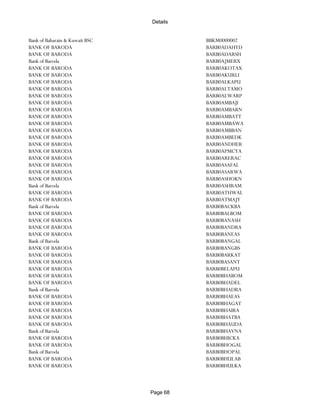Banks Enabled For Customer Payment Through Rtgs