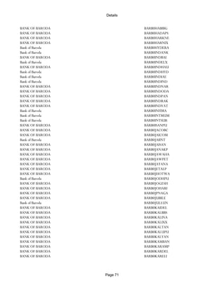 Banks Enabled For Customer Payment Through Rtgs
