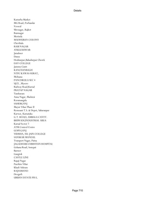 Banks Enabled For Customer Payment Through Rtgs