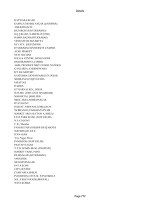 Banks Enabled For Customer Payment Through Rtgs