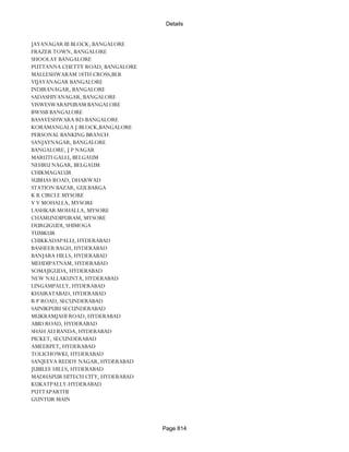 Banks Enabled For Customer Payment Through Rtgs