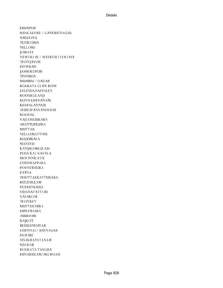 Banks Enabled For Customer Payment Through Rtgs