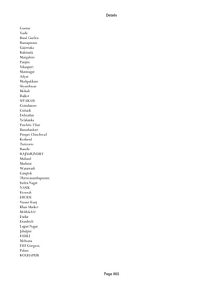 Banks Enabled For Customer Payment Through Rtgs