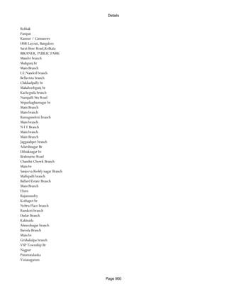 Banks Enabled For Customer Payment Through Rtgs