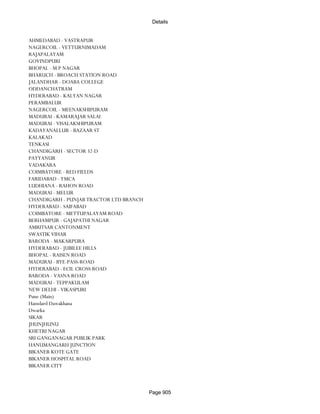 Banks Enabled For Customer Payment Through Rtgs