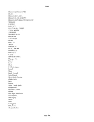 Banks Enabled For Customer Payment Through Rtgs