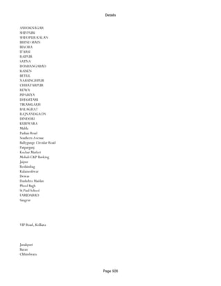 Banks Enabled For Customer Payment Through Rtgs