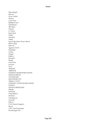 Banks Enabled For Customer Payment Through Rtgs