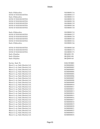Banks Enabled For Customer Payment Through Rtgs