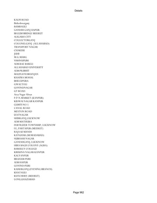 Banks Enabled For Customer Payment Through Rtgs