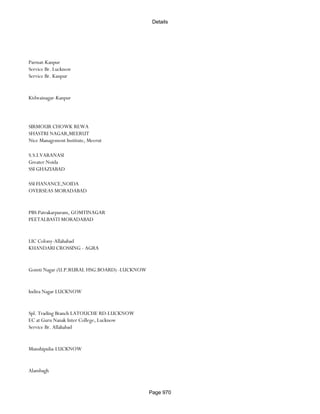 Banks Enabled For Customer Payment Through Rtgs