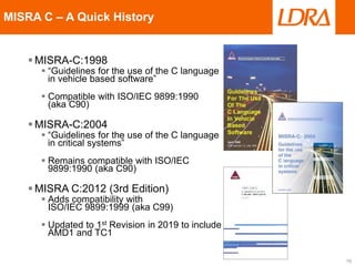 MISRA C in an ISO 26262 context | PDF
