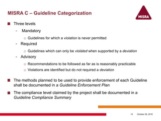 MISRA C – Recent developments and a road map to the future | PDF