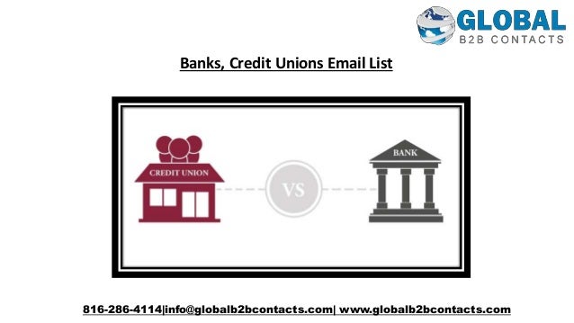 Banks Credit Unions Email List