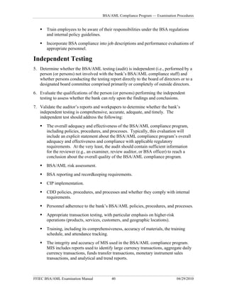 Bank Secrecy Act BSA Anti-Money Laundering | PDF
