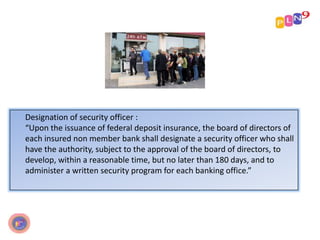 Bank Security | PPTX