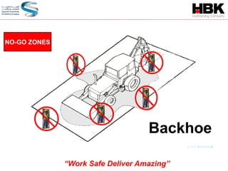 Backhoe
9’ 1”
NO-GO ZONES
“Work Safe Deliver Amazing”
 