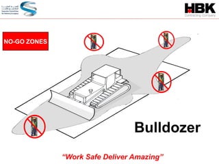 Bulldozer
NO-GO ZONES
“Work Safe Deliver Amazing”
 