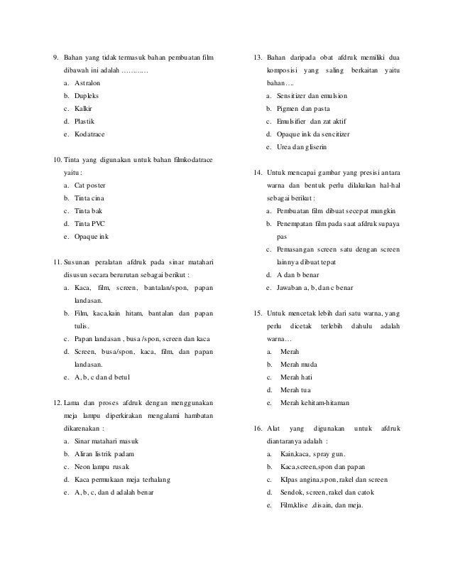 Bank Soal Dpkt 2013