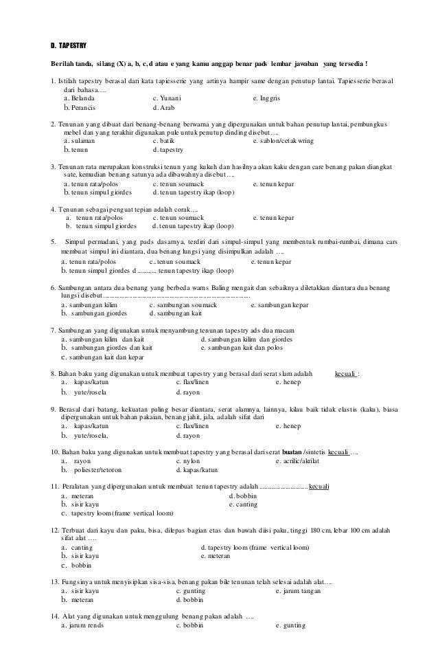 Bank Soal Dpkt 2013