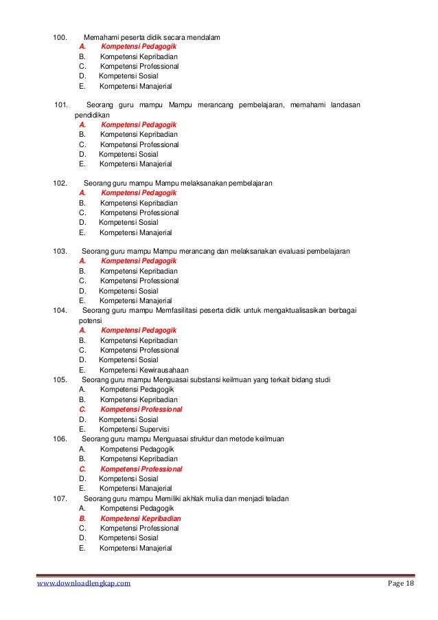 Bank soal pedagogik terbaru 175 soalv2 Bank soal pedagogik terbaru 175 soalv2