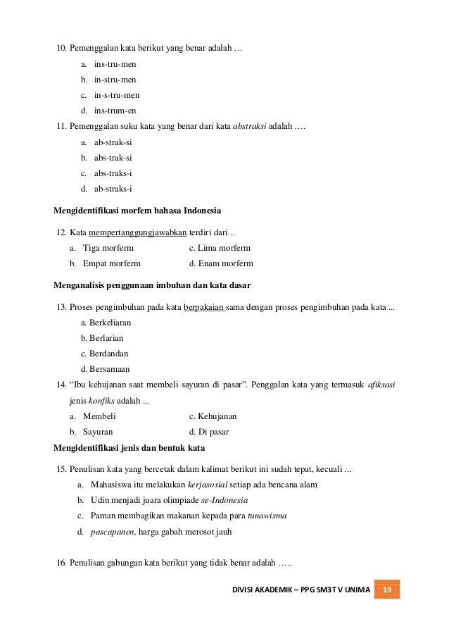 Bank Soal Observasi Pasar Jejak Belajar