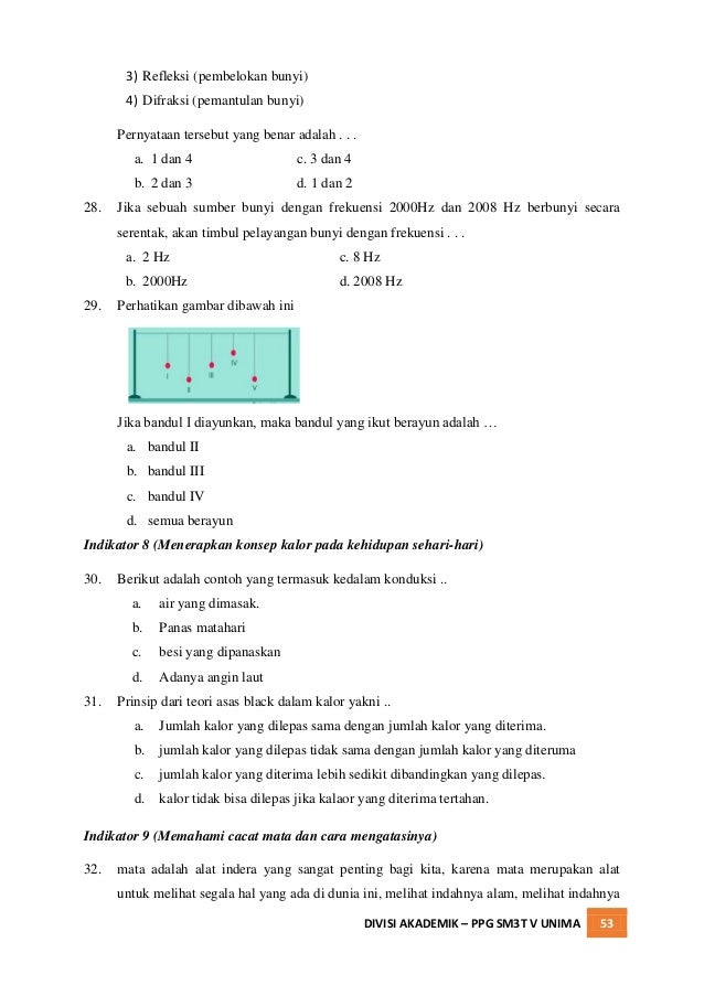 Bank Soal Ppg