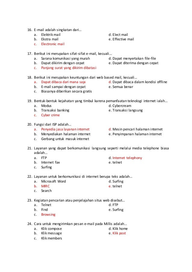 Bank soal usbn 2017 ket komputer ktsp