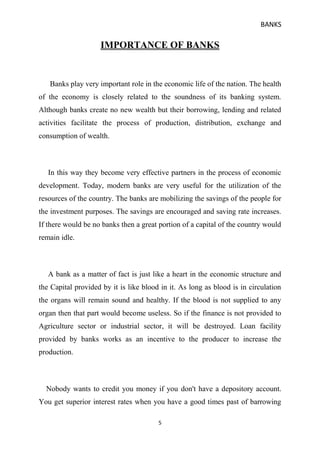 Overdraft facilities are given in case of current accounts only.