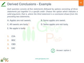 Banks and SSC - Syllogisms-1 | PPTX